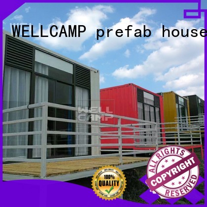 FC board PVC tile Fire proof door OEM modern shipping container house WELLCAMP, WELLCAMP prefab house, WELLCAMP container house