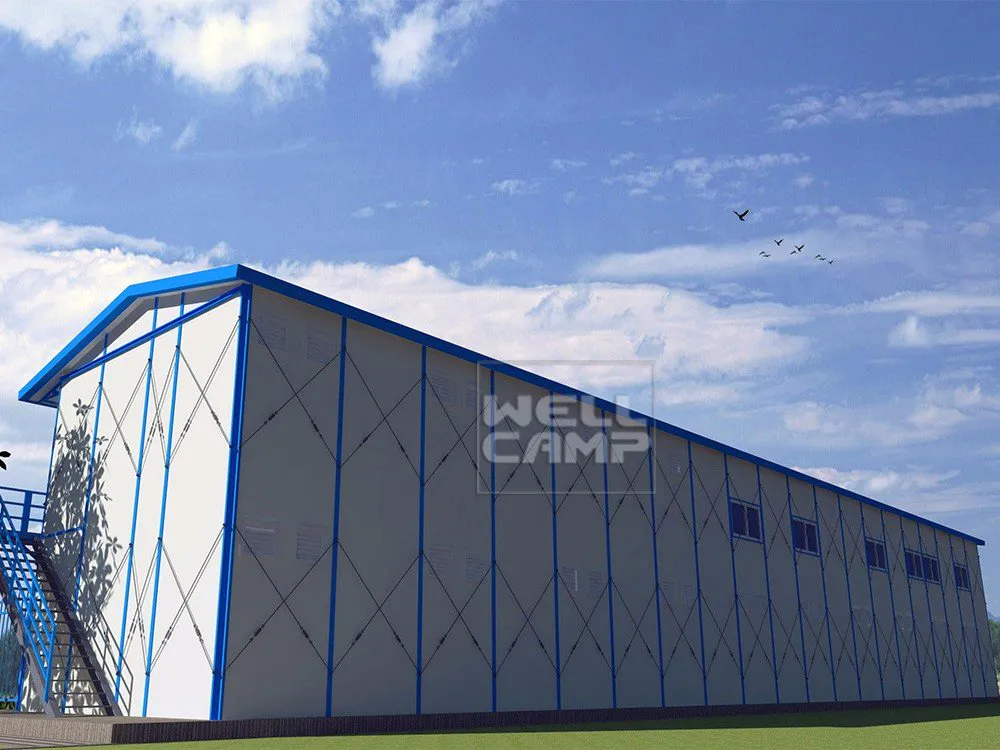 pitch prefabricated houses china price wholesale for labour camp