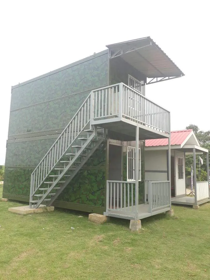 manufactured sea can homes in garden for hotel