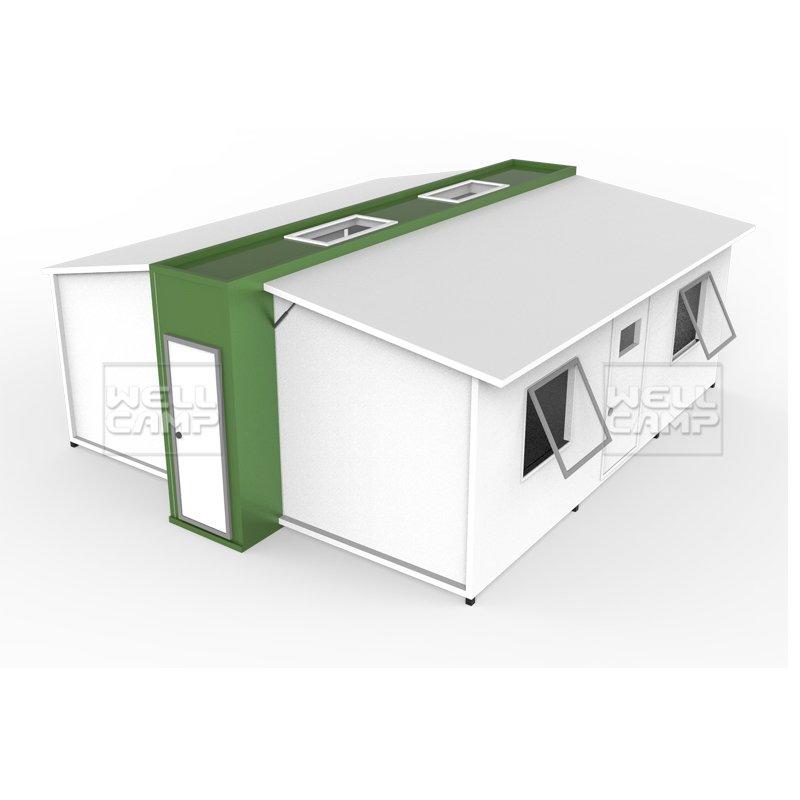Easy Install Expandable Container Shelter House for Living, Wellcamp E-1
