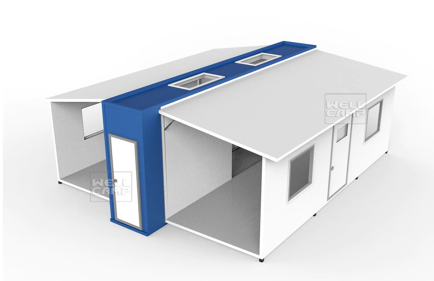 Hot expandable shelter WELLCAMP, WELLCAMP prefab house, WELLCAMP container house Brand