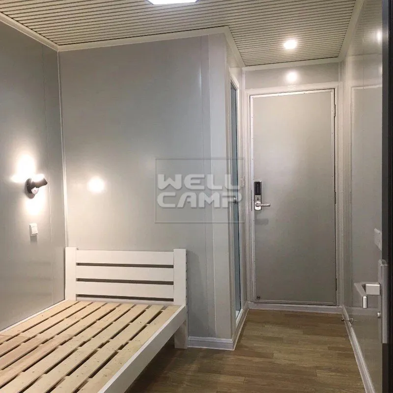 Hot shipping container house for villa resort FC board modern shipping container house PVC tile WELLCAMP, WELLCAMP prefab house,