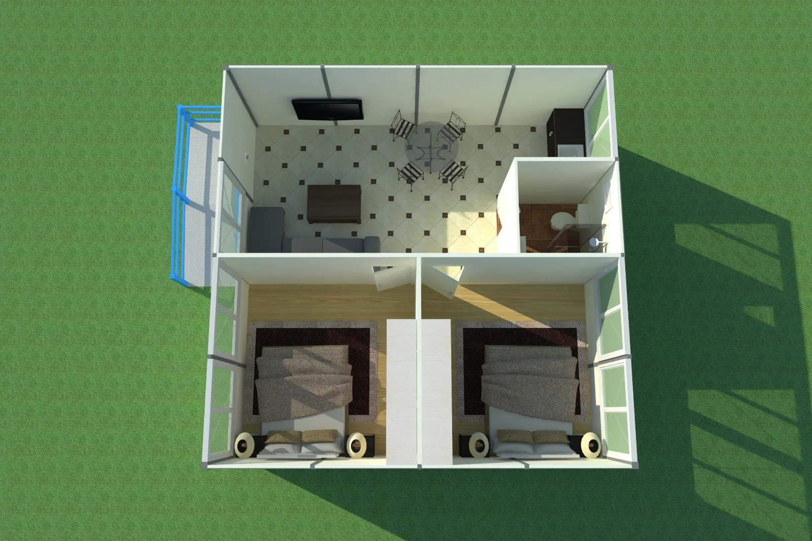 fast installed prefab houses for sale online for accommodation worker
