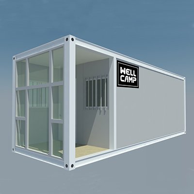 WELLCAMP, WELLCAMP prefab house, WELLCAMP container house long flat pack container house supplier for office