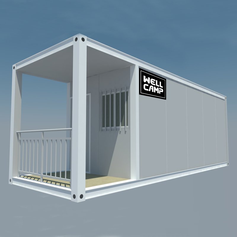 product-Extended Long Flat Pack Container Apartment With Walkway, Wellcamp FL-06-WELLCAMP, WELLCAMP -2