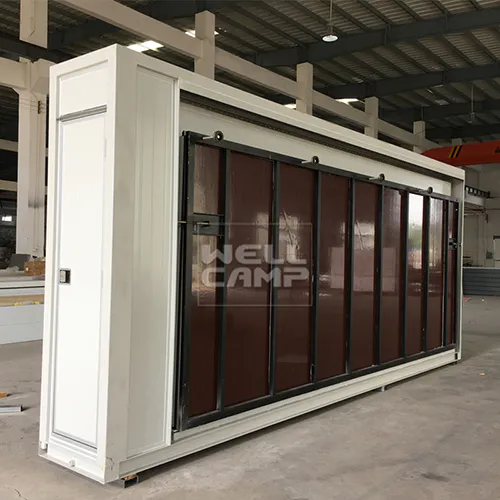 Hot expandable container house WELLCAMP, WELLCAMP prefab house, WELLCAMP container house Brand