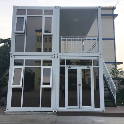 manufactured containerhomes in garden for hotel