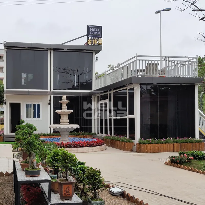 detachable container villa in garden for hotel