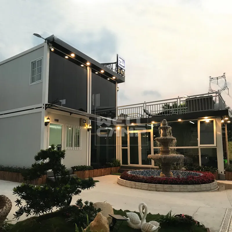 light steel buy container home in garden for resort