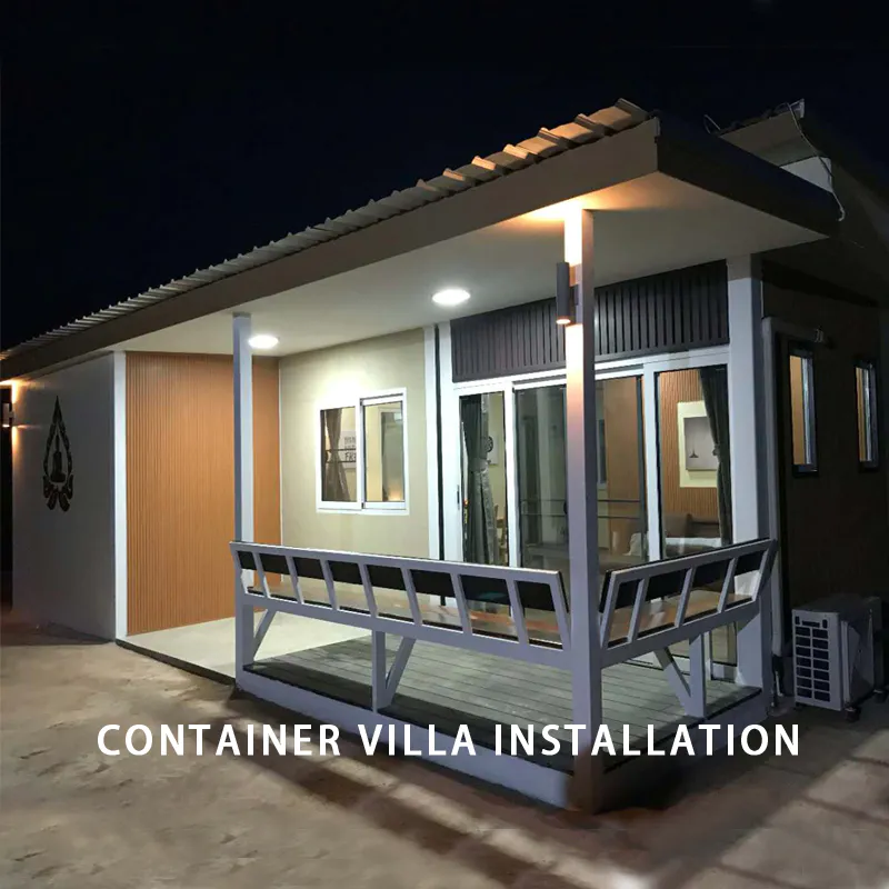Wellcamp Container Villa Installation