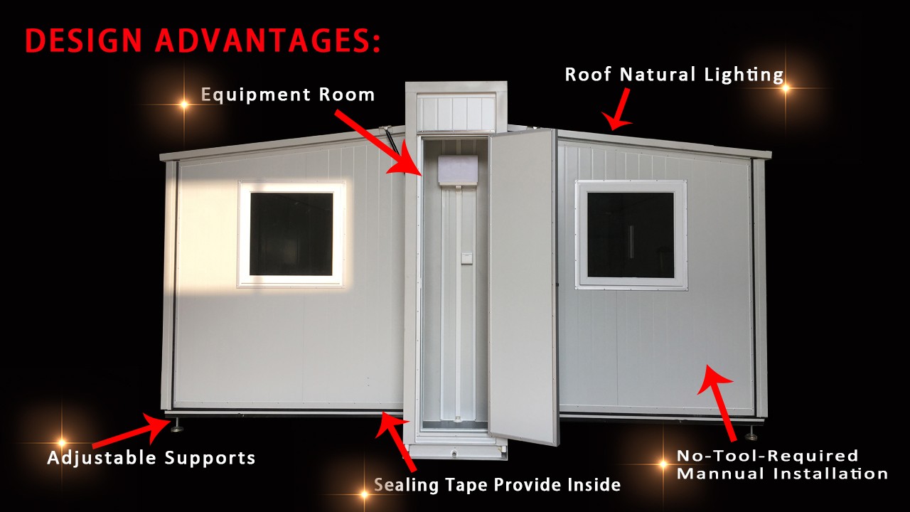 easy install expandable container house online for apartment