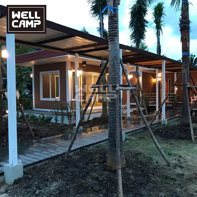 product-Wellcamp Romantic Relax Garden House Container Villa Resort-WELLCAMP, WELLCAMP prefab house,-2
