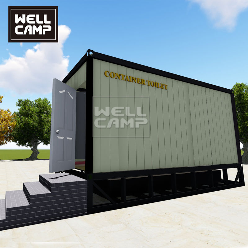 20ft Outside Expandable Shipping Container Toilet Container Bathroom