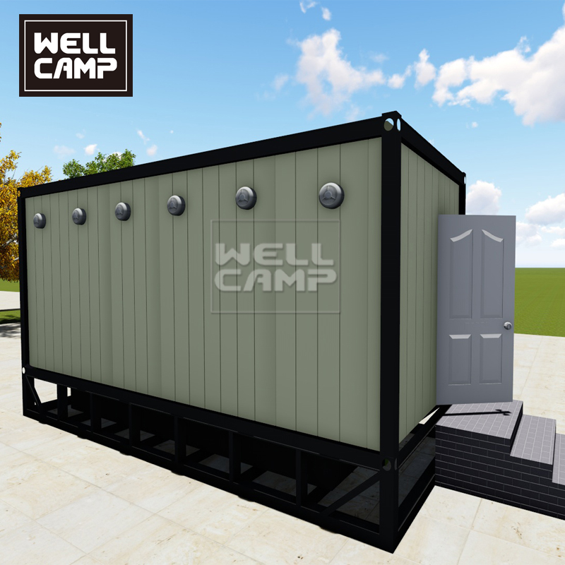 WELLCAMP, WELLCAMP prefab house, WELLCAMP container house move portable toilet manufacturers public -1
