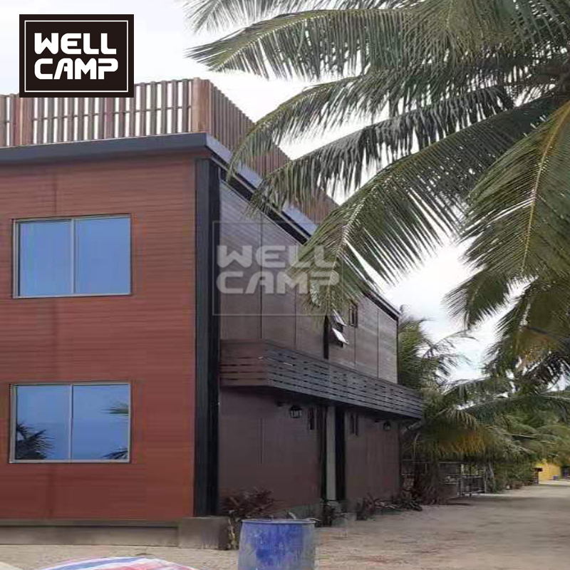 product-WELLCAMP, WELLCAMP prefab house, WELLCAMP container house-Two Floor Maldives Prefabricated A-1