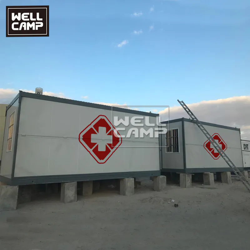 product-2022 Fast Install Prefab Container Isolation Room with Toilet-WELLCAMP, WELLCAMP prefab hous-2