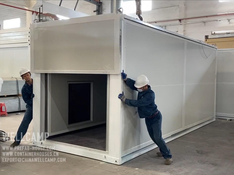 2020 Newest Folding Expandable Container House Installation