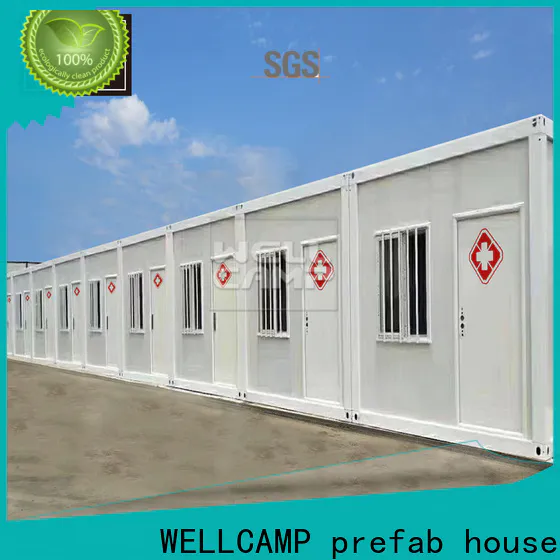 floor flat pack container house with walkway wholesale