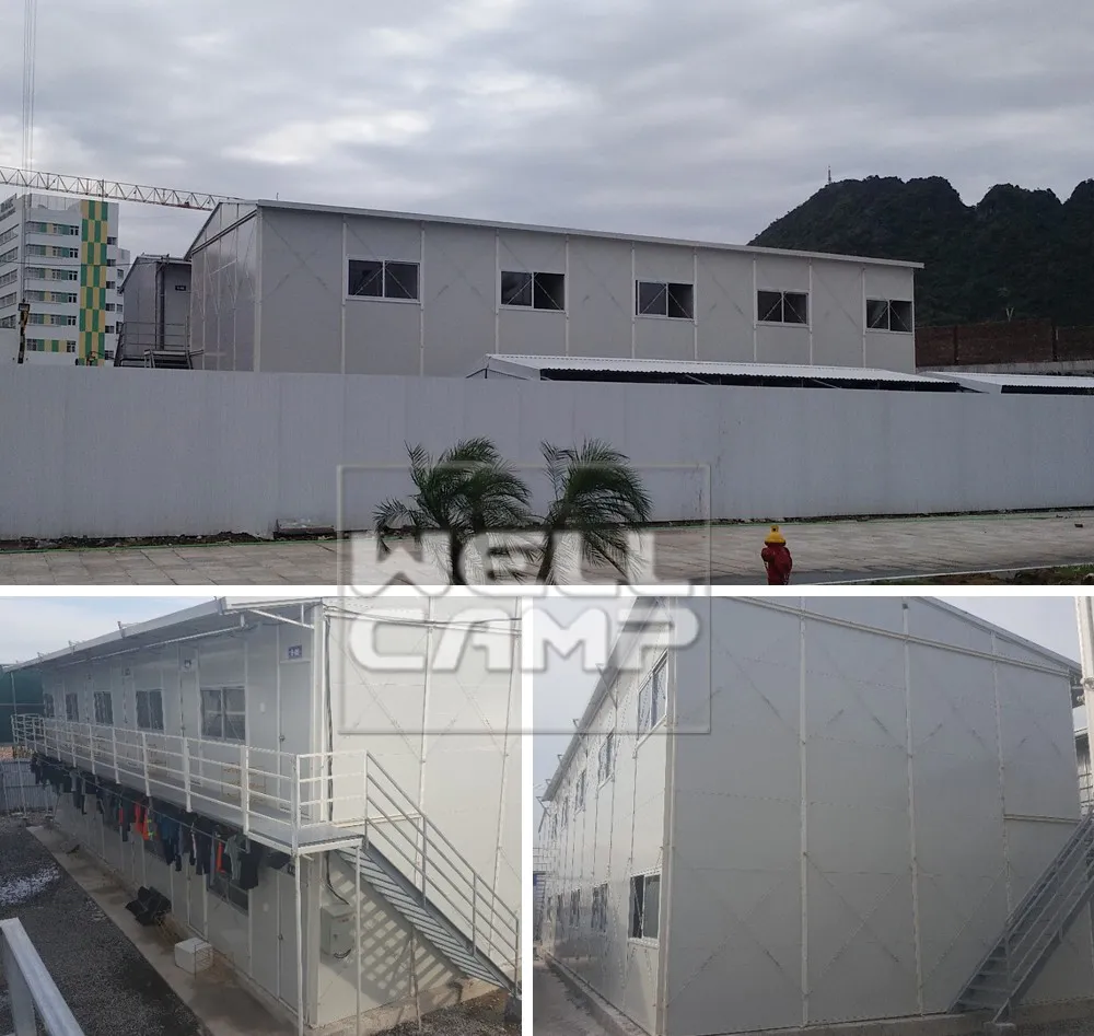 classroom prefabricated houses by chinese companies on seaside for labour camp
