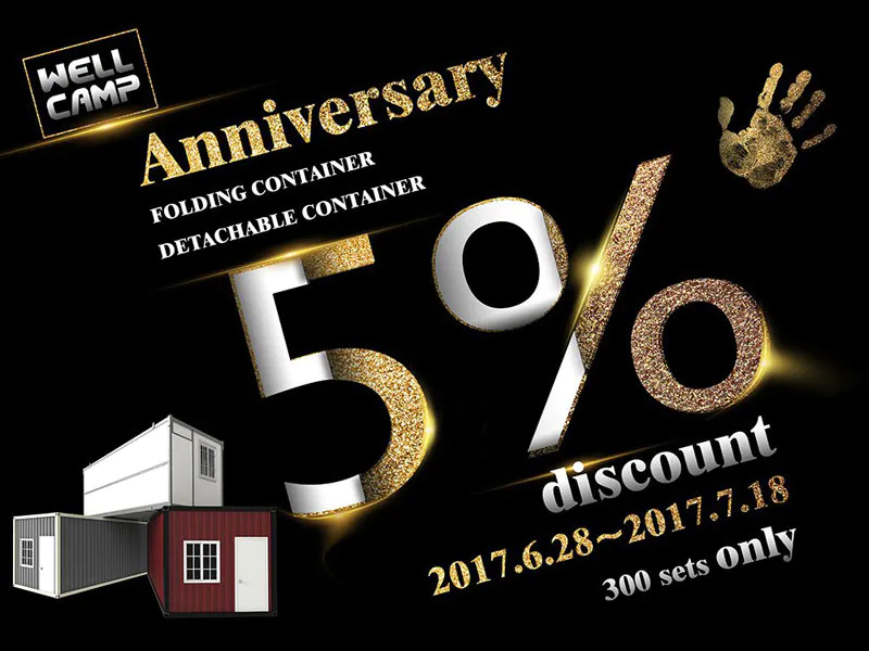Wellcamp Anniversary Offers 5 Point Discount