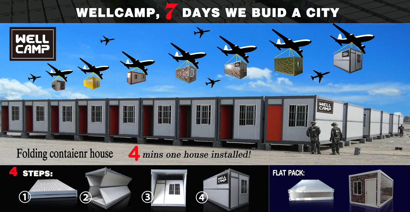 mobile custom container homes maker for worker