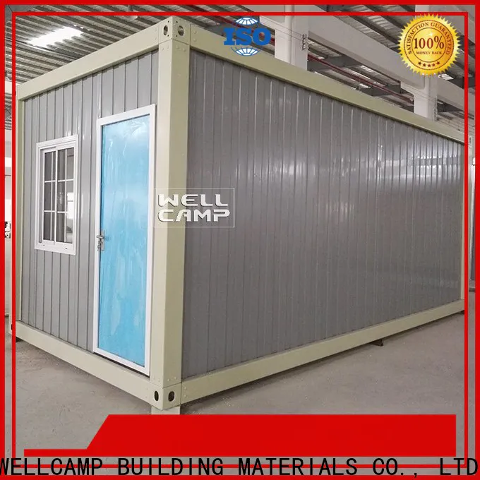 WELLCAMP, WELLCAMP prefab house, WELLCAMP container house ripple steel container houses home for goods