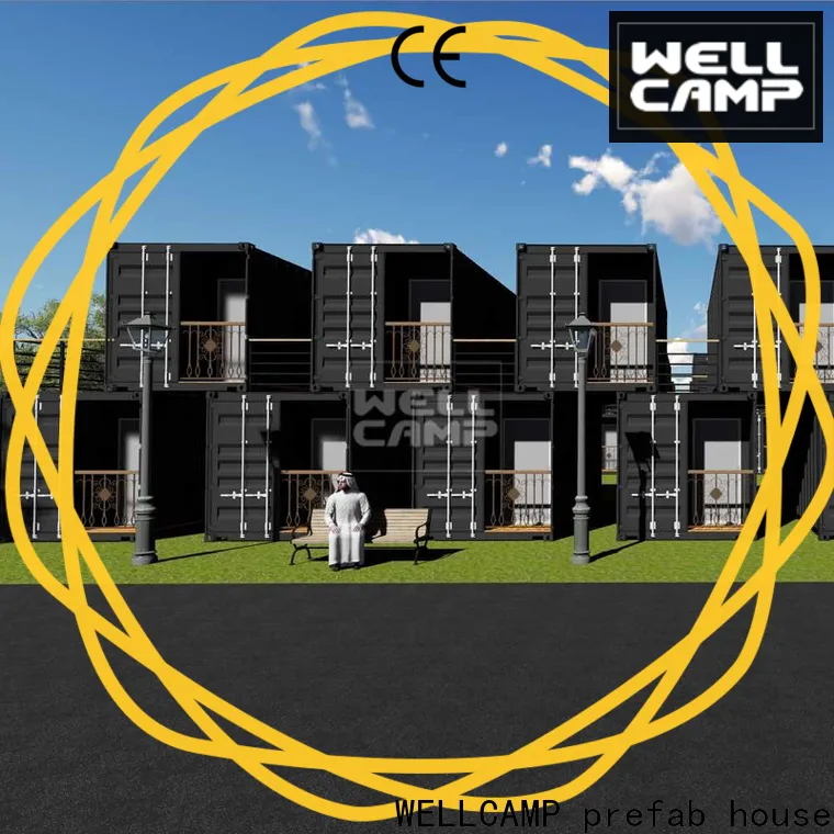 WELLCAMP, WELLCAMP prefab house, WELLCAMP container house shipping container home builders resort for hotel