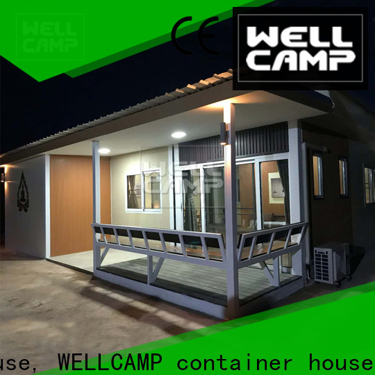 WELLCAMP, WELLCAMP prefab house, WELLCAMP container house homes made from shipping containers in garden