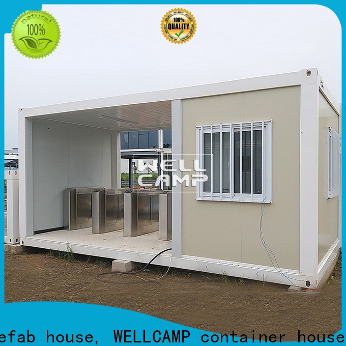 two glass flat pack container house supplier for office