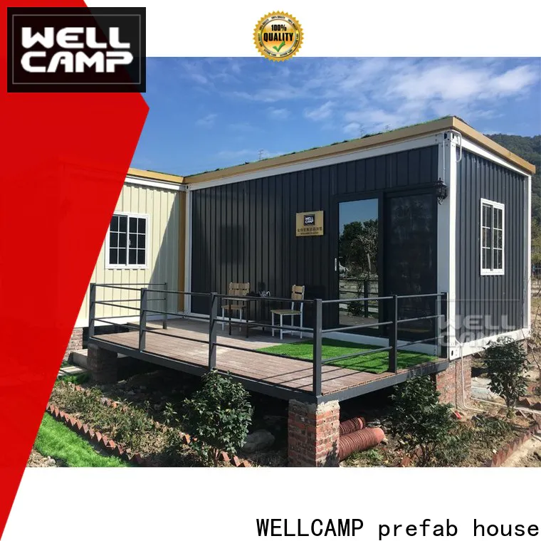 WELLCAMP, WELLCAMP prefab house, WELLCAMP container house premade shipping container home designs in garden