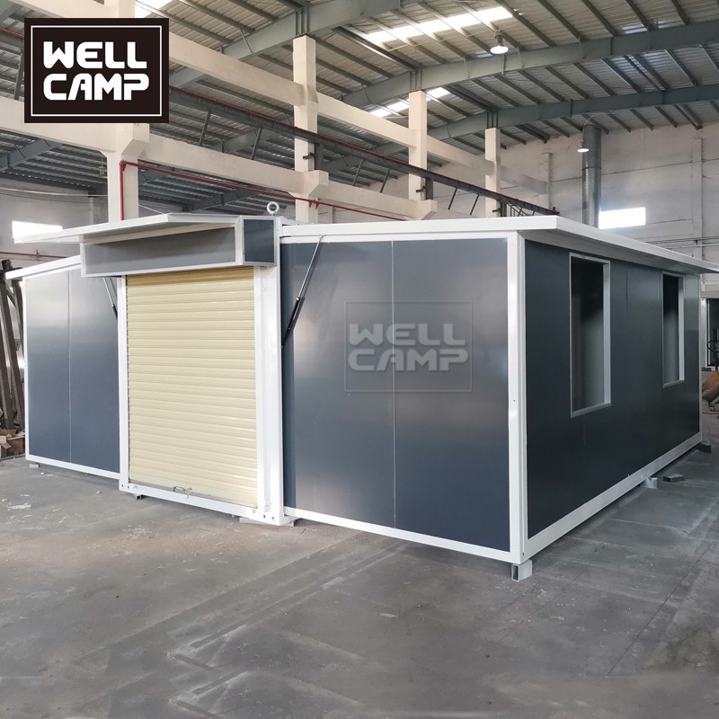 standard container shelter with two bedroom for living-2