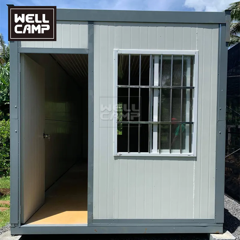 Wellcamp folding container house project in French Ploynesia