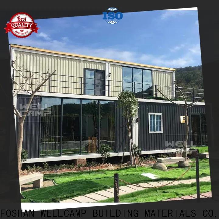 WELLCAMP, WELLCAMP prefab house, WELLCAMP container house folding shipping crate homes labour camp