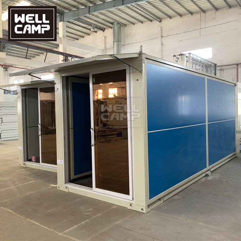 WELLCAMP, WELLCAMP prefab house, WELLCAMP container house container shelter with two bedroom for living-2