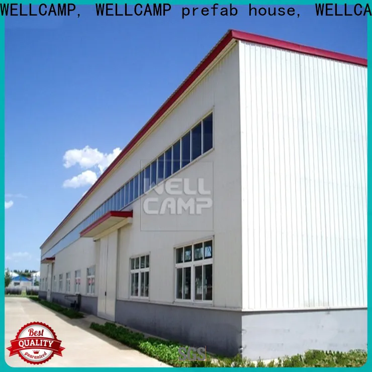 WELLCAMP, WELLCAMP prefab house, WELLCAMP container house prefabricated warehouse with brick wall for sale