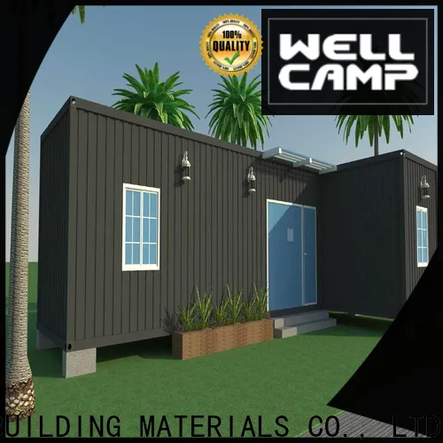 WELLCAMP, WELLCAMP prefab house, WELLCAMP container house luxury living container villa suppliers in garden for hotel