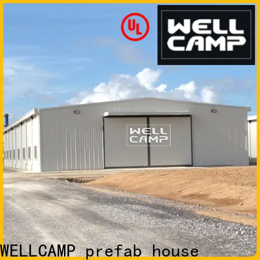 economic steel warehouse with brick wall for chicken shed