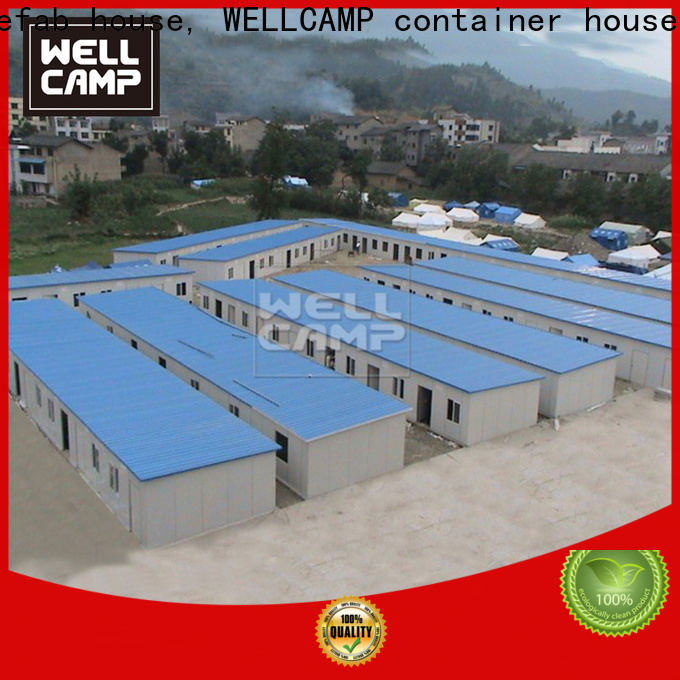 WELLCAMP, WELLCAMP prefab house, WELLCAMP container house security room supplier prefab house online