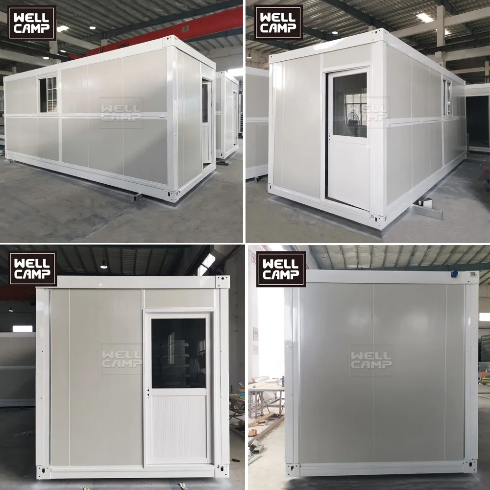 mobile folding container house usa refugee house for office