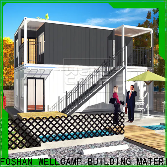 low cost china luxury living container villa wholesale for resort