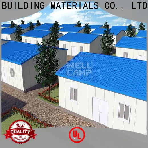 WELLCAMP, WELLCAMP prefab house, WELLCAMP container house panel prefab houses for sale refugee house for office