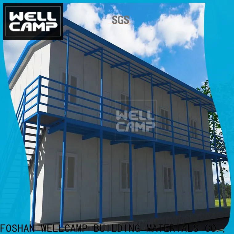 WELLCAMP, WELLCAMP prefab house, WELLCAMP container house prefab guest house classroom for labour camp