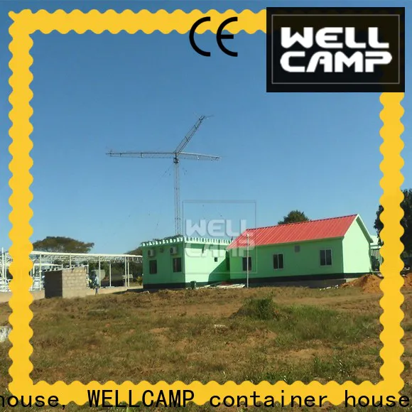 WELLCAMP, WELLCAMP prefab house, WELLCAMP container house sandwich Prefabricated Simple Villa maker wholesale