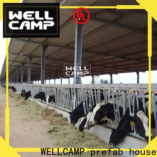WELLCAMP, WELLCAMP prefab house, WELLCAMP container house panel steel shed fast install for cow shed