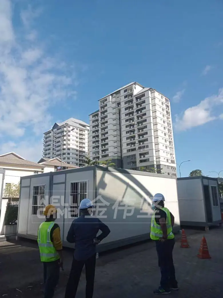 WELLCAMP Folding Container Houses Under Malaysia Sky