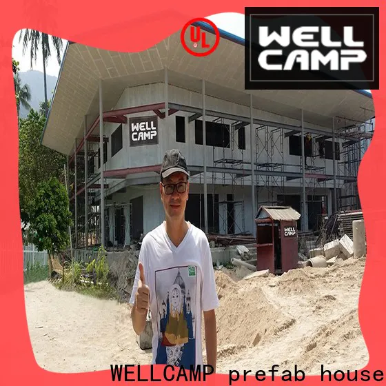 WELLCAMP, WELLCAMP prefab house, WELLCAMP container house concrete modular house wholesale for hotel