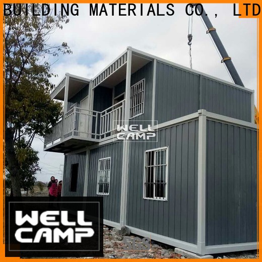 WELLCAMP, WELLCAMP prefab house, WELLCAMP container house pack steel container houses supplier for office