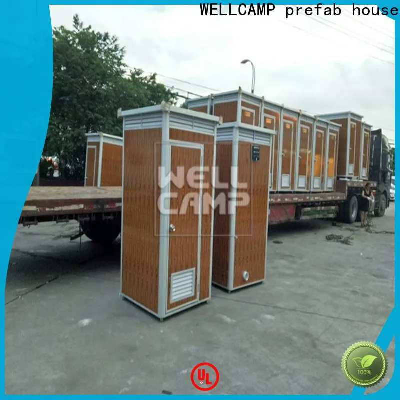 WELLCAMP, WELLCAMP prefab house, WELLCAMP container house easy portable toilets for sale container for outdoor