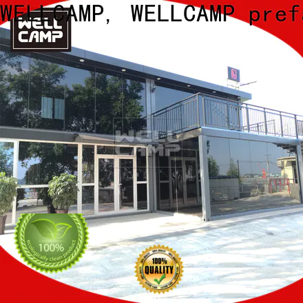 WELLCAMP, WELLCAMP prefab house, WELLCAMP container house story china luxury living container villa labour camp for hotel