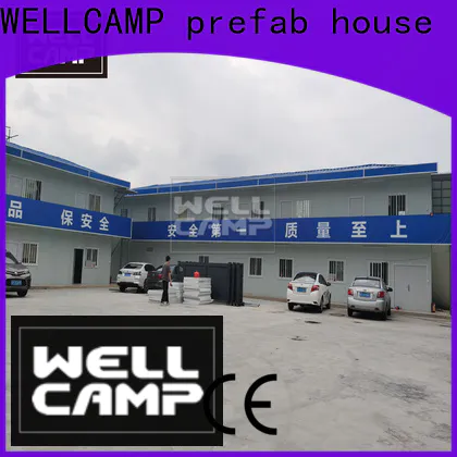 WELLCAMP, WELLCAMP prefab house, WELLCAMP container house two floor T prefabricated House building for dormitory